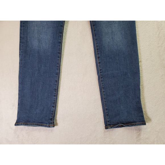 Gap Jeans Men Size 30 Blue Denim Cotton Medium Wash Flat Front Slim Straight Leg - Picture 9 of 9
